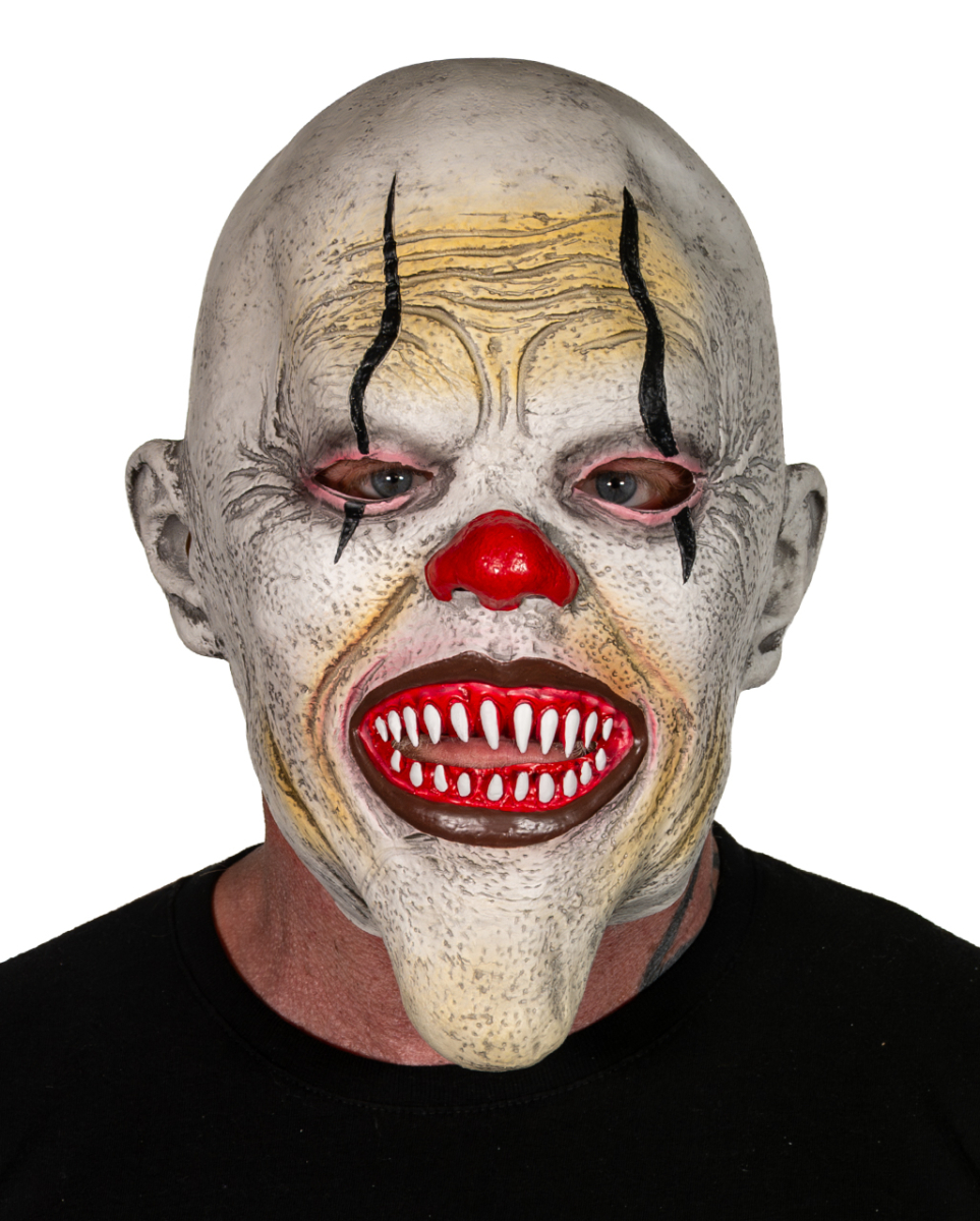Razor Teeth Horror Clown Maske