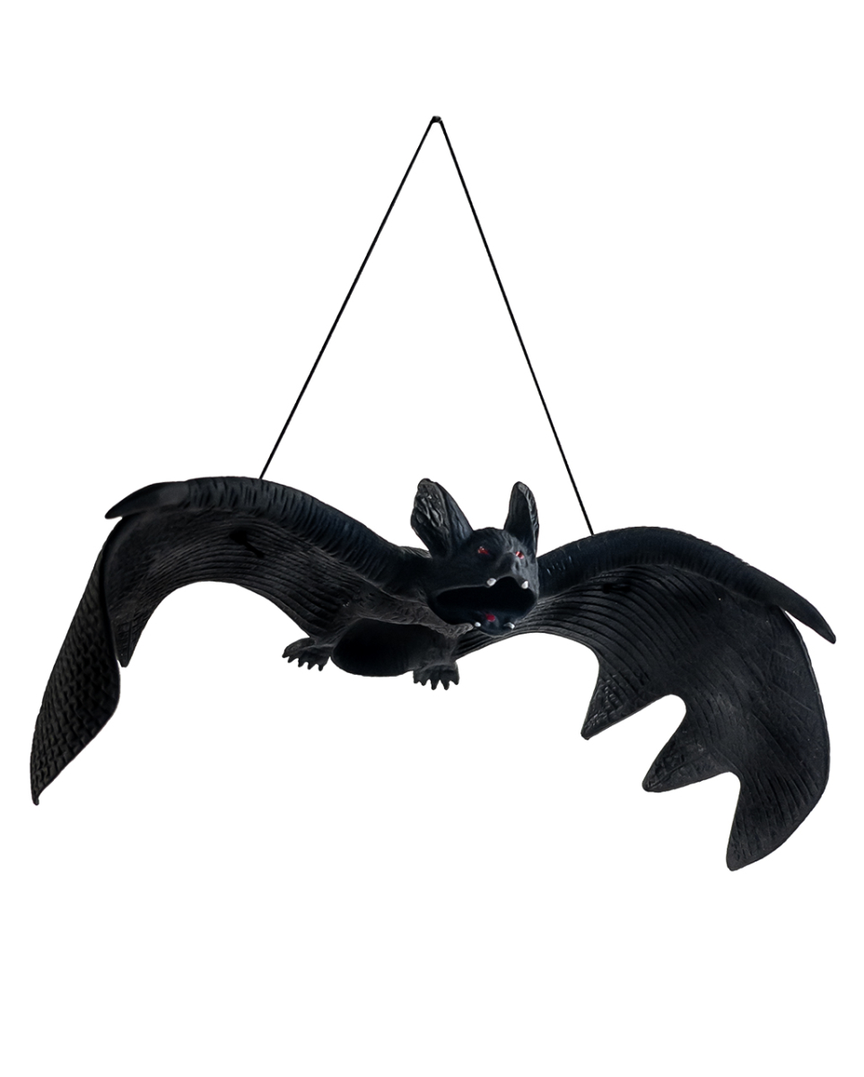 Schwarze Fledermaus aus Vinyl 26x9cm