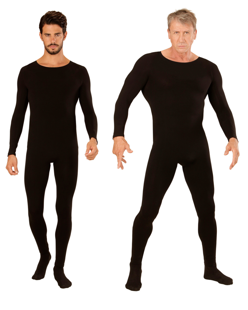 Schwarzer Herren Body Kostümzubehör S/M