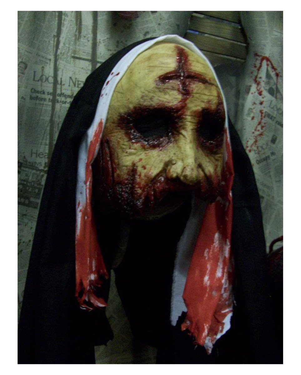 Silent Nun Horror Maske