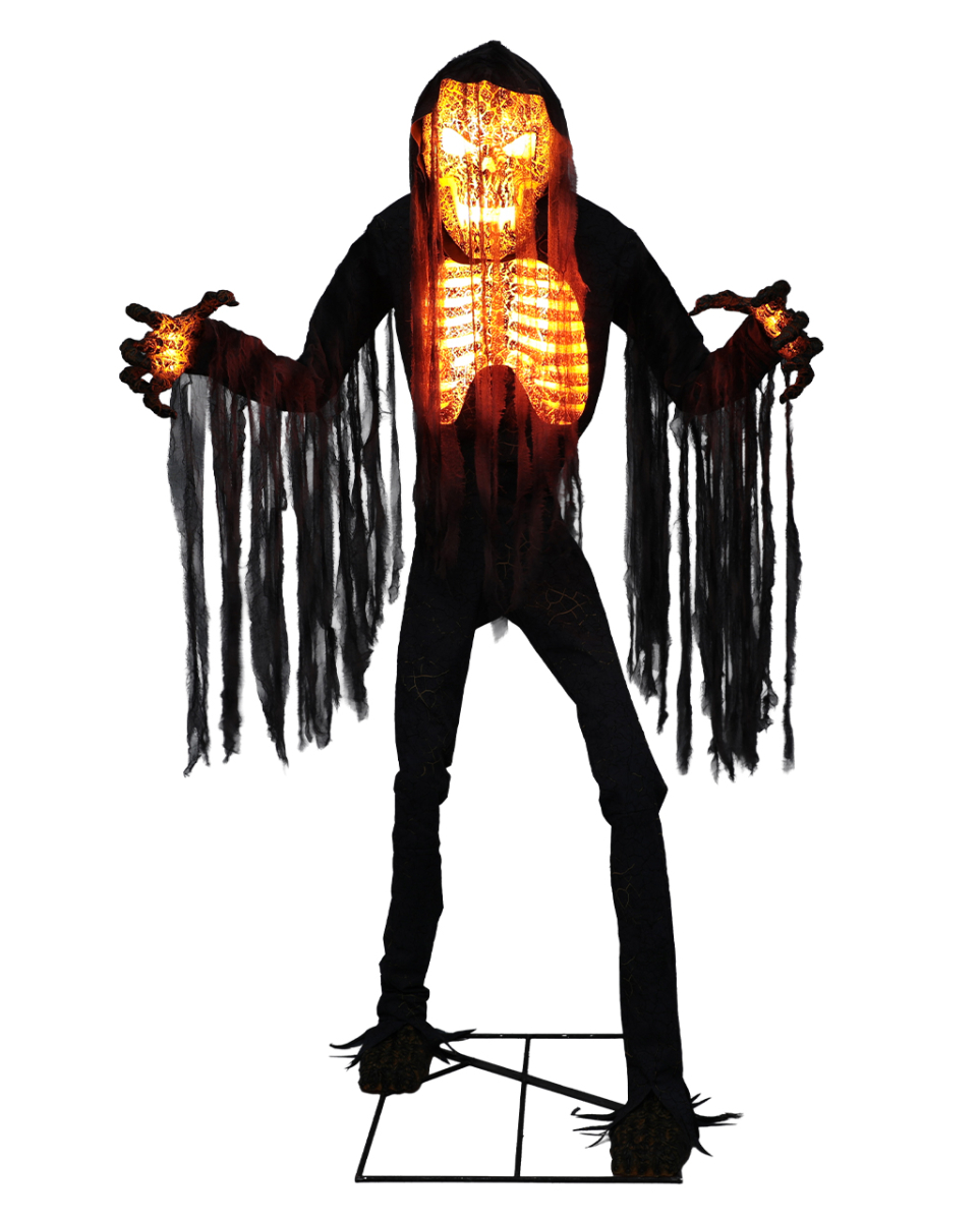Smoldering Ghoul Animatronic mit Bewegung, Sound & Licht 230cm