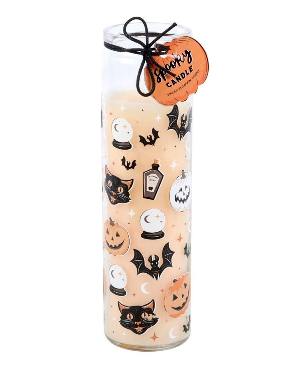 „Spiced Pumpkin“ Duftkerze im Glaszylinder