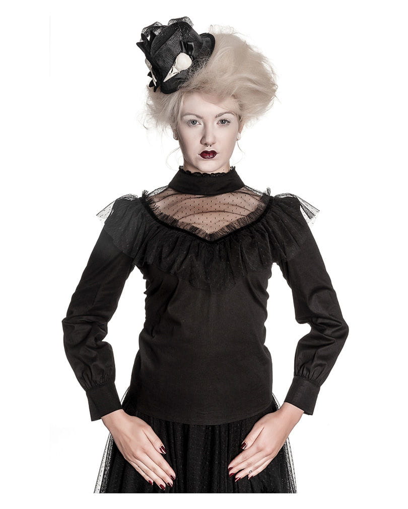 Spin Doctor Gothic Bluse XS