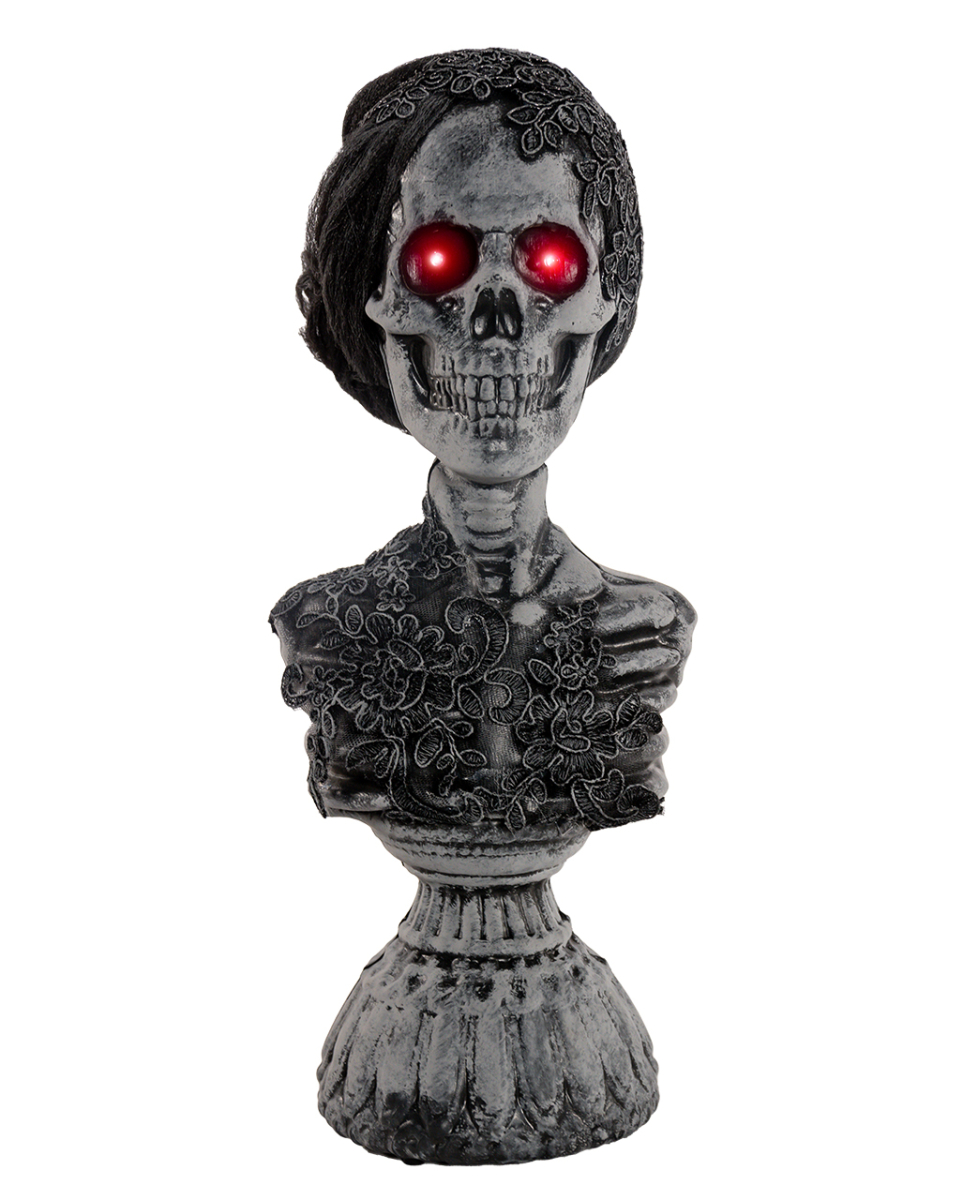 Spooky Geisterbüste 'Lady Gruesome' mit Sound & Licht 38cm