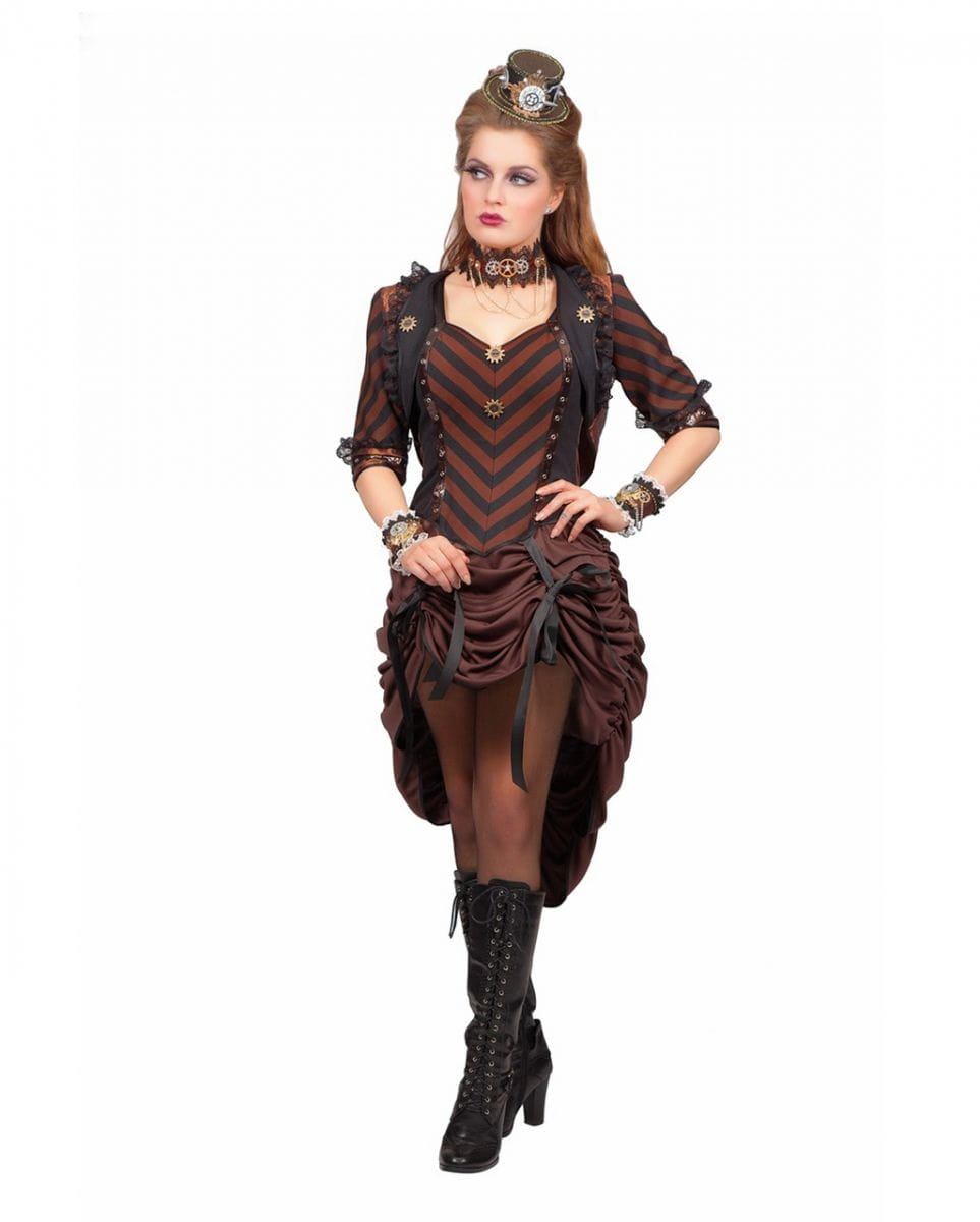 Steampunk Kleid mit Bolero 44
