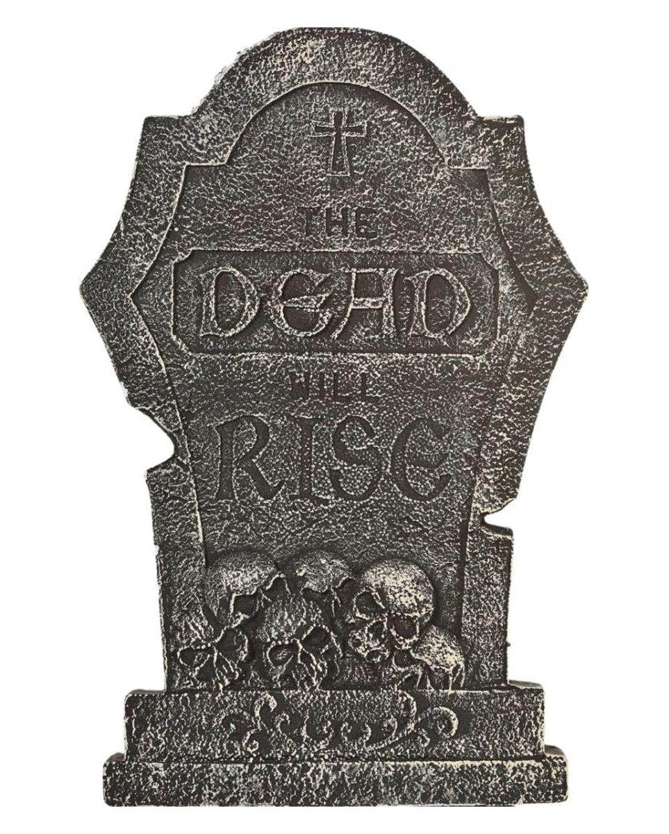 'The Dead Will Rise' Halloween Grabstein 56cm