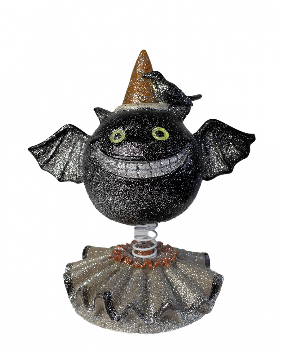 Vintage Halloween Bobble Head Fledermaus 15cm