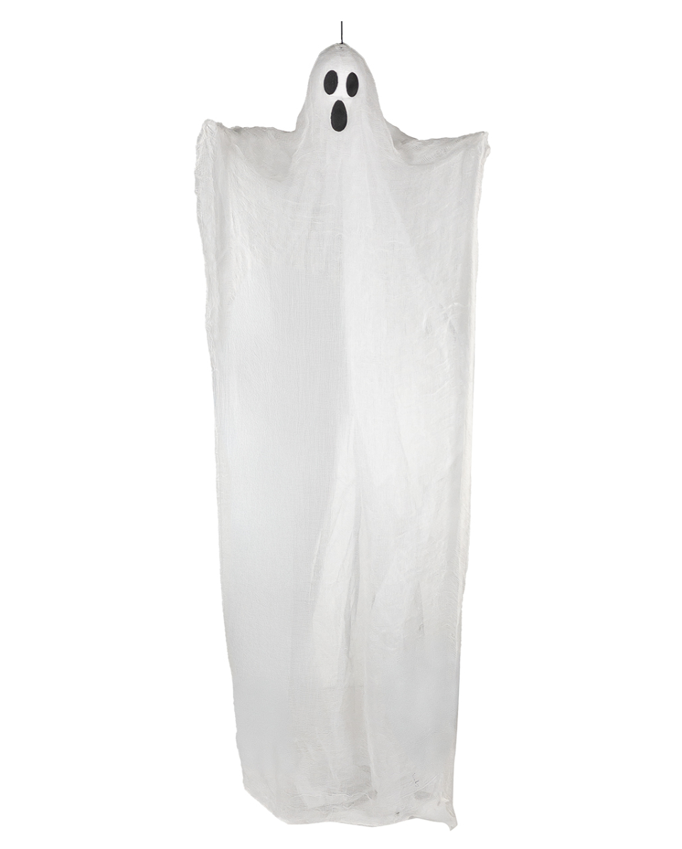Weißer Geist Halloween Hängefigur 215 cm