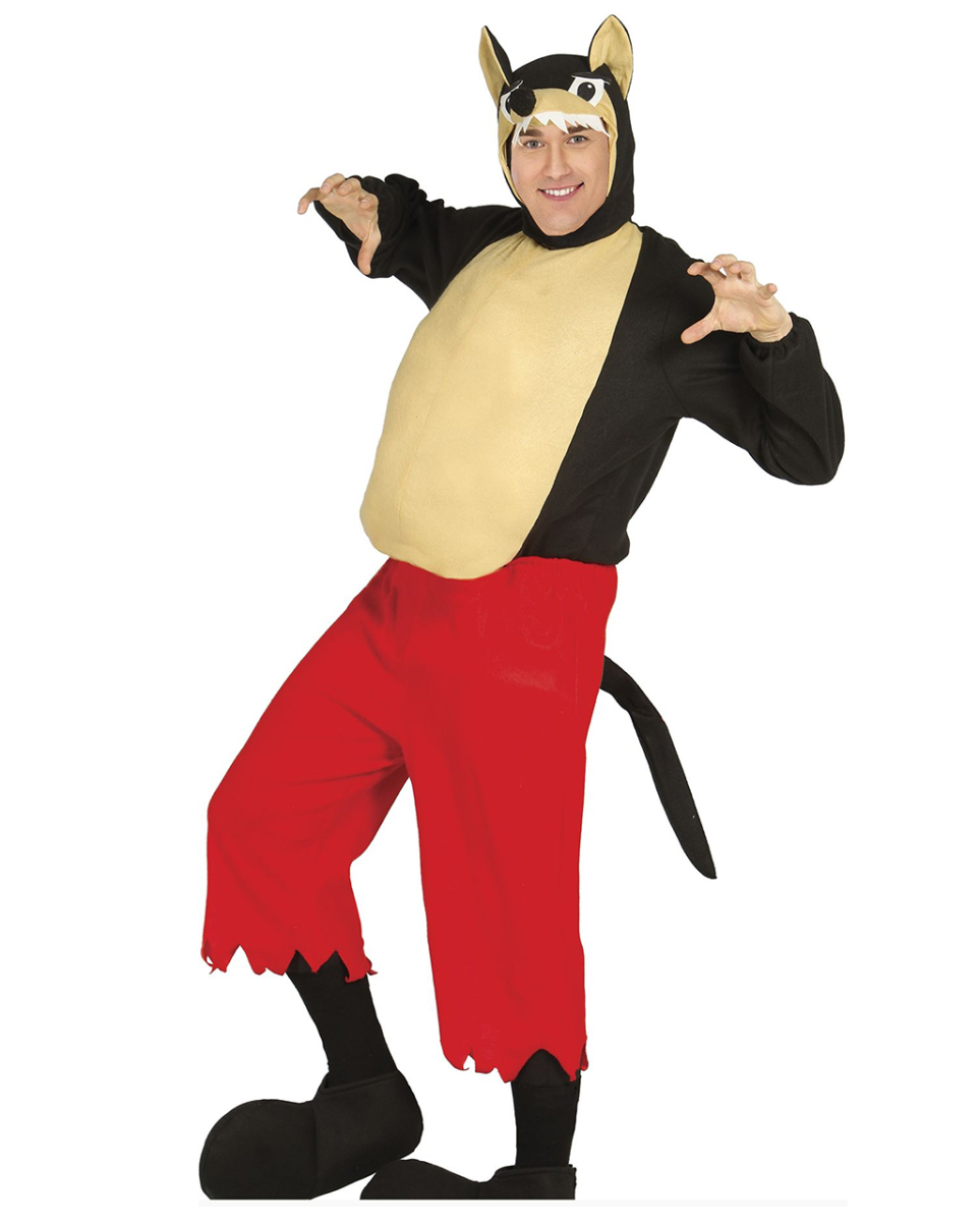 Wolf Kostüm 4-teilig L / 52-54