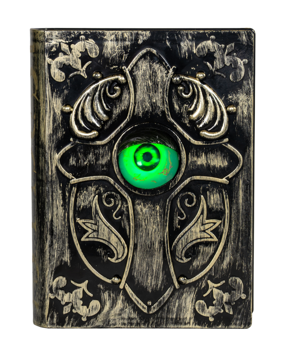 Zauberbuch mit beweglichem Auge, Licht & Sound 22cm