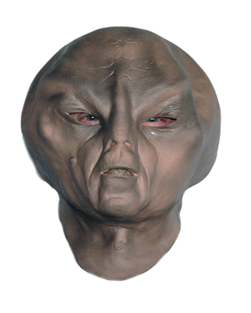 Alien Foamlatex Maske Deluxe   Außeridischen Latex Maske