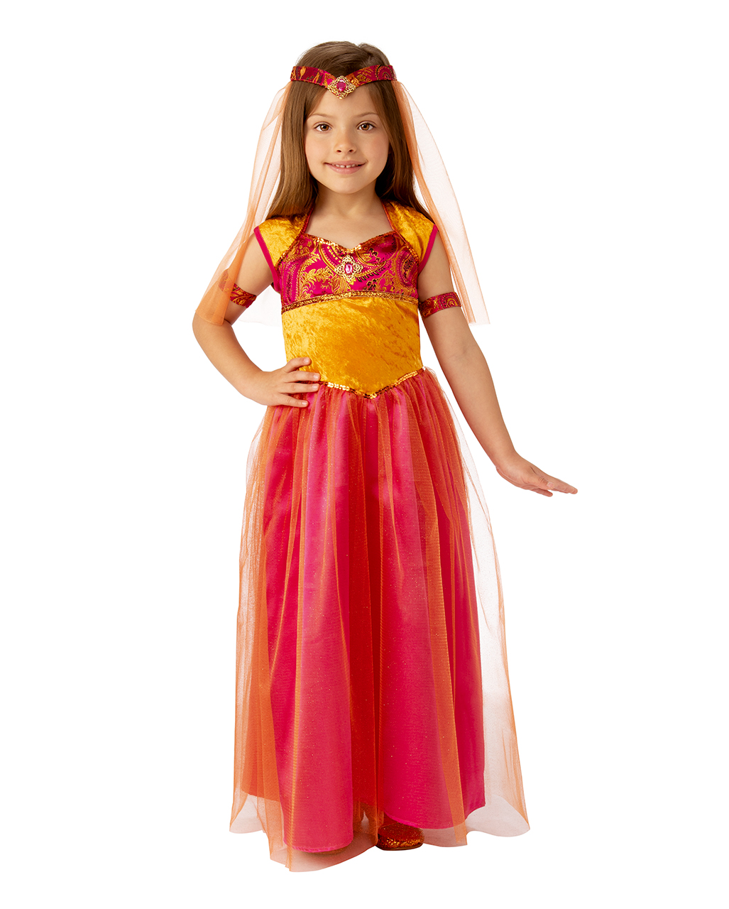 Bollywood Prinzessin Kinder Kostüm für Fasching ❤ S