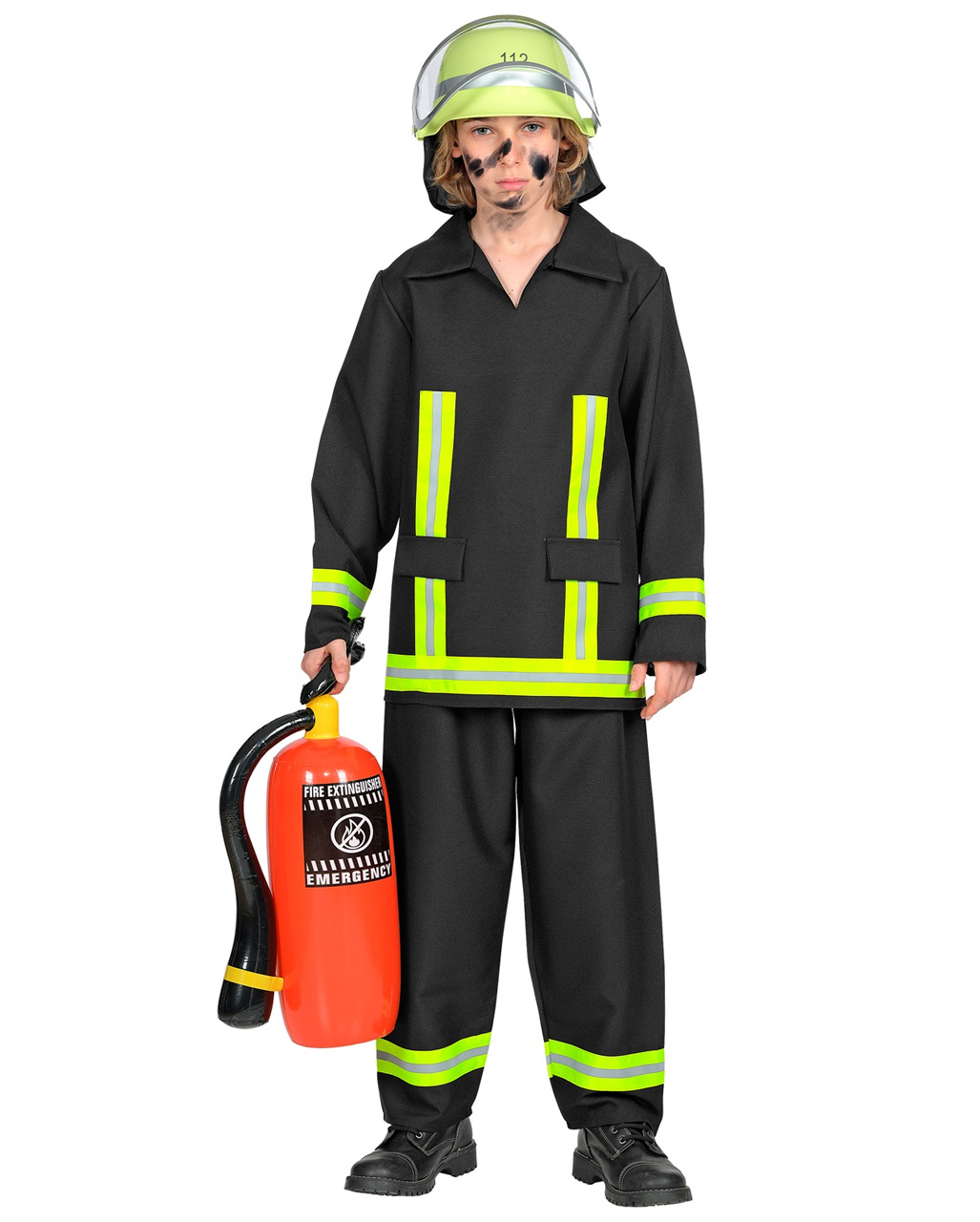 Feuerwehrmann Kostüm für Kinder bestellen S 104