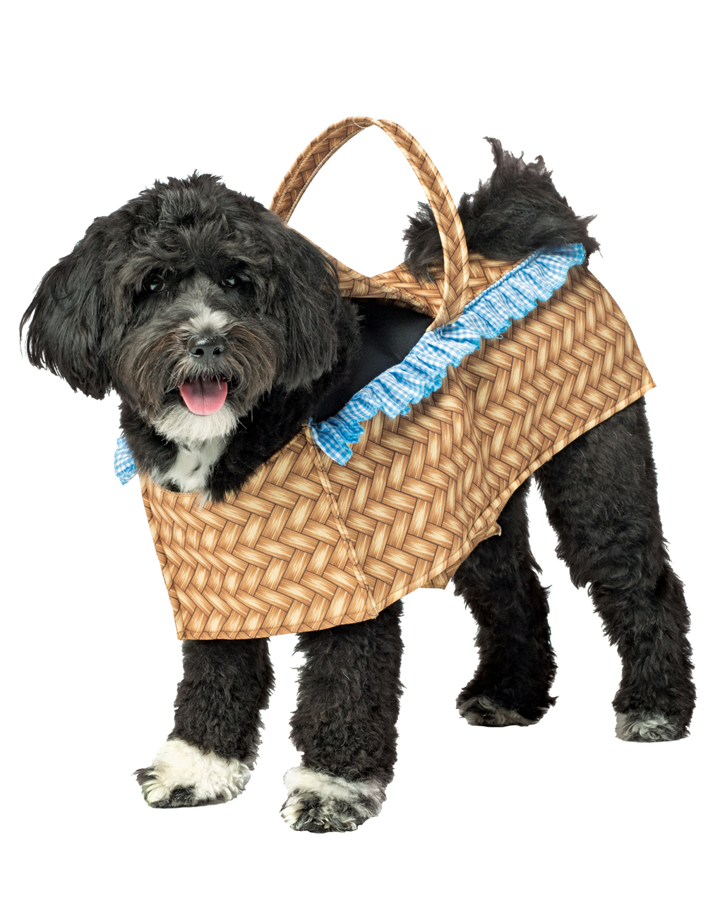 Hund im Körbchen Hundekostüm für deinen Vierbeiner S