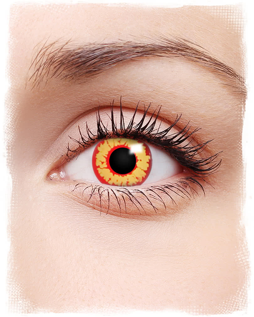 Kontaktlinsen Ring of Fire   Motivlinsen für ein feurigen Blickr