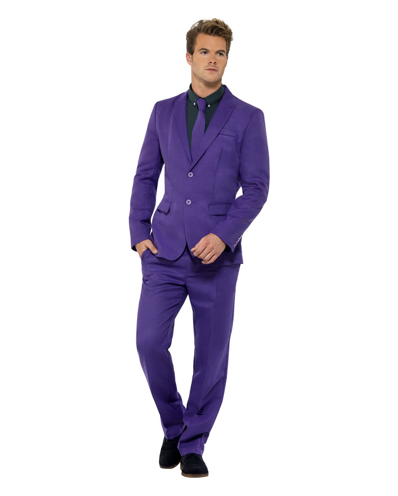 Herren Anzug violett   Lila Herrenrobe für Mottoparties M