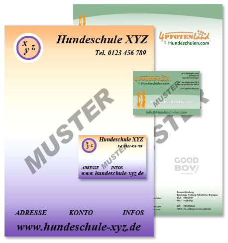 ERSTAUFTRAG - Briefpapier + Visitenkarten mit IHREM Logo (250 / 1000 St.) 1000 Stück