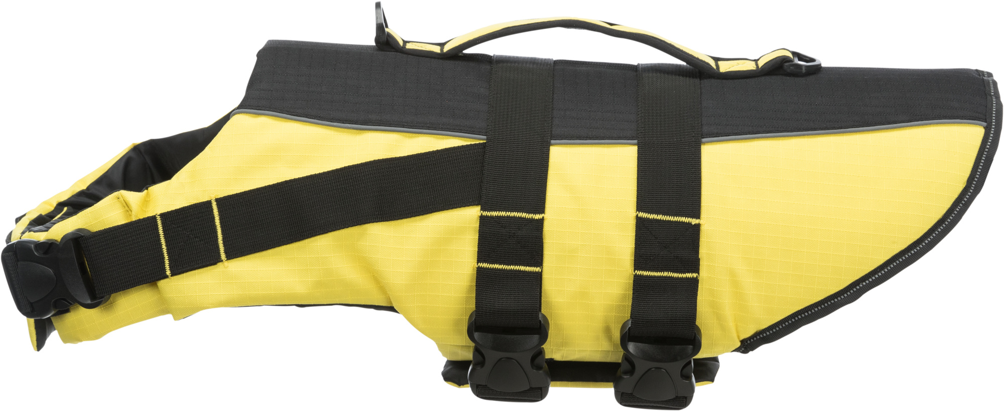 TRIXIE Schwimmweste für Hunde TRIXIE Schwimmweste, XL: 65 cm, gelb/schwarz