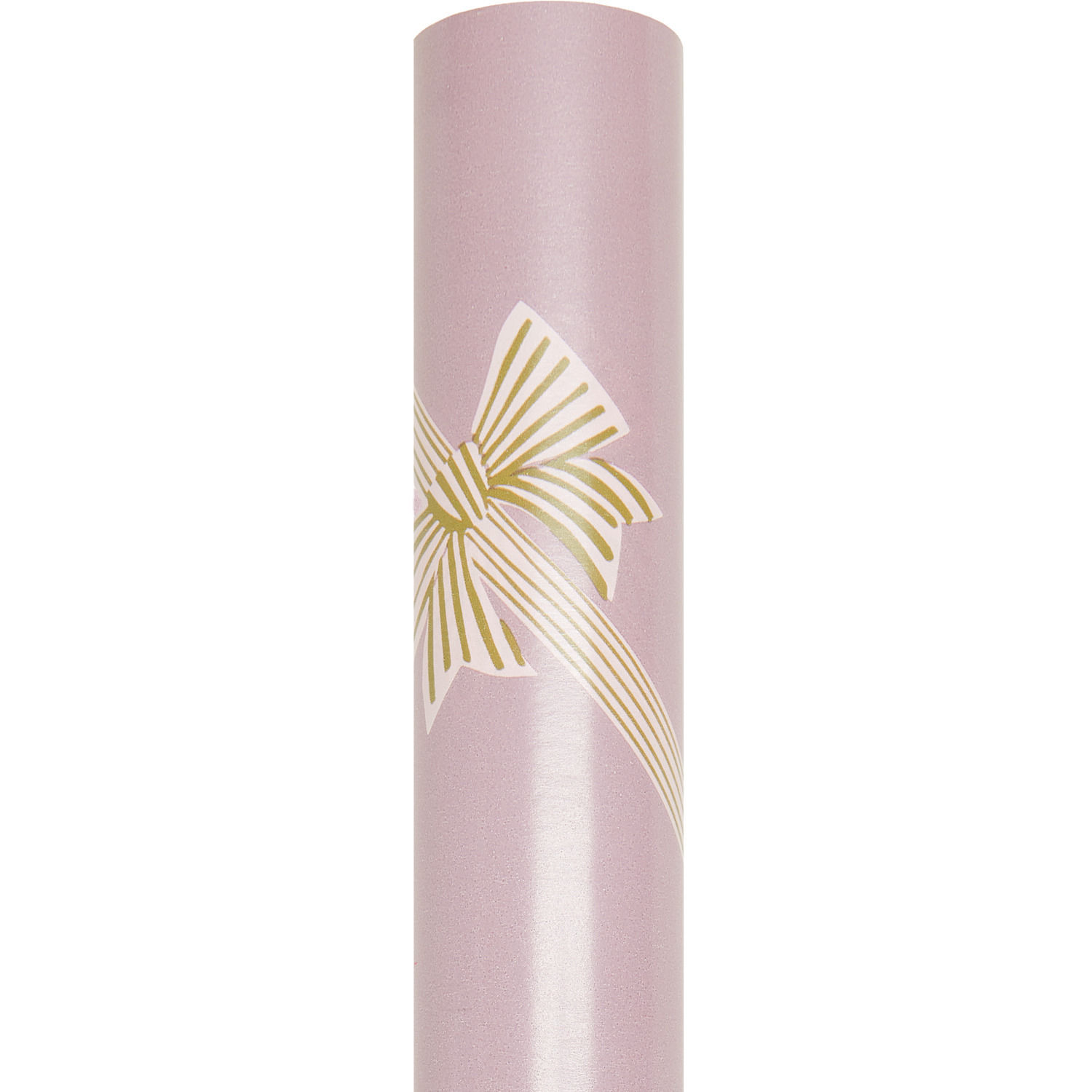 Geschenkpapier Schleifen/Streifen Rosa