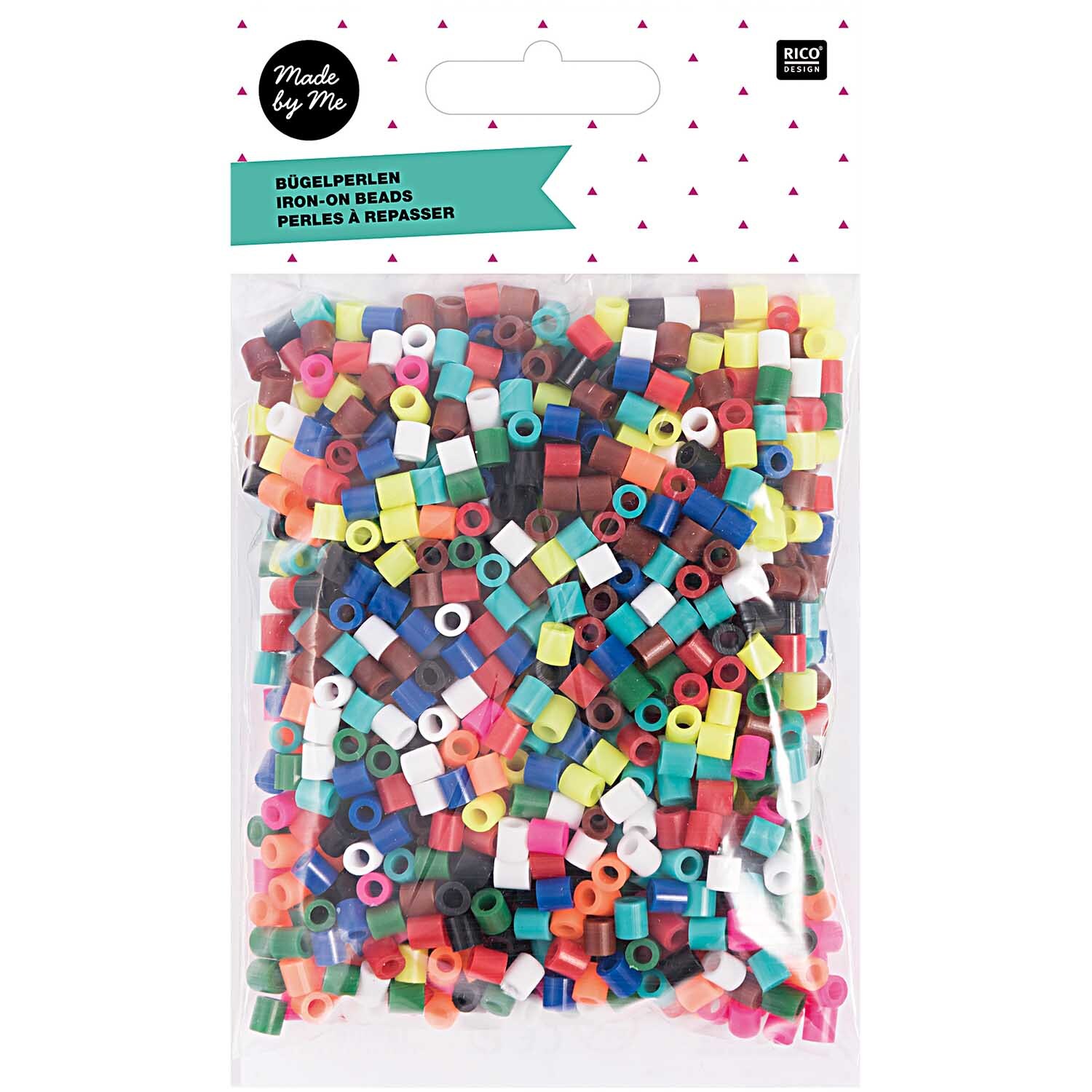 Rico Design Bügelperlen mehrfarbig 5mm ca. 1100 Stück