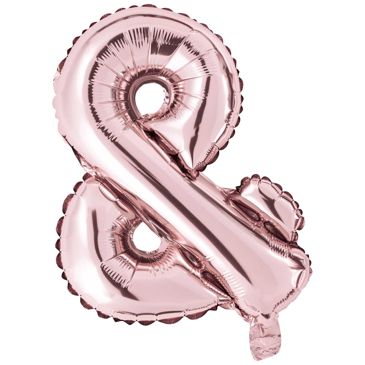Rico Design Folienballon Zeichen & 36cm Rosa