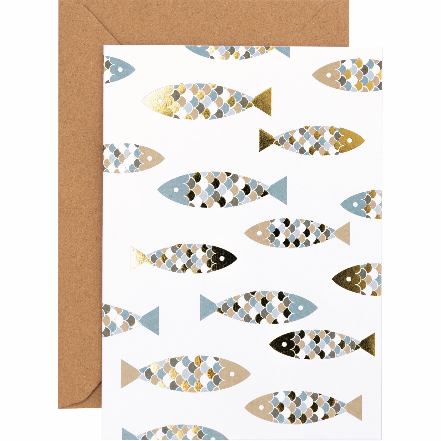 Rico Design Paper Poetry Kartenset Fische