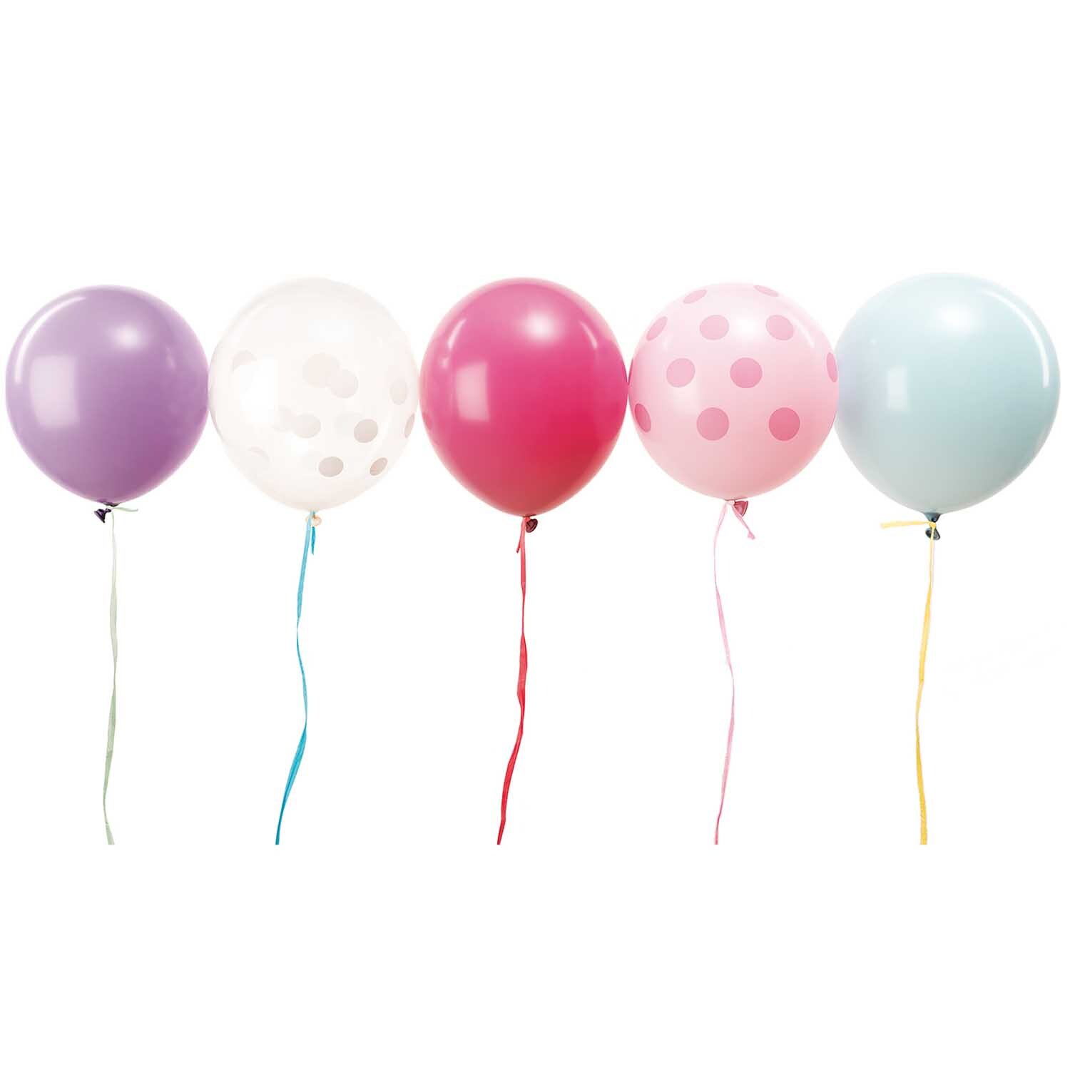 Rico Design Luftballon Mix pastell 30cm 12 Stück