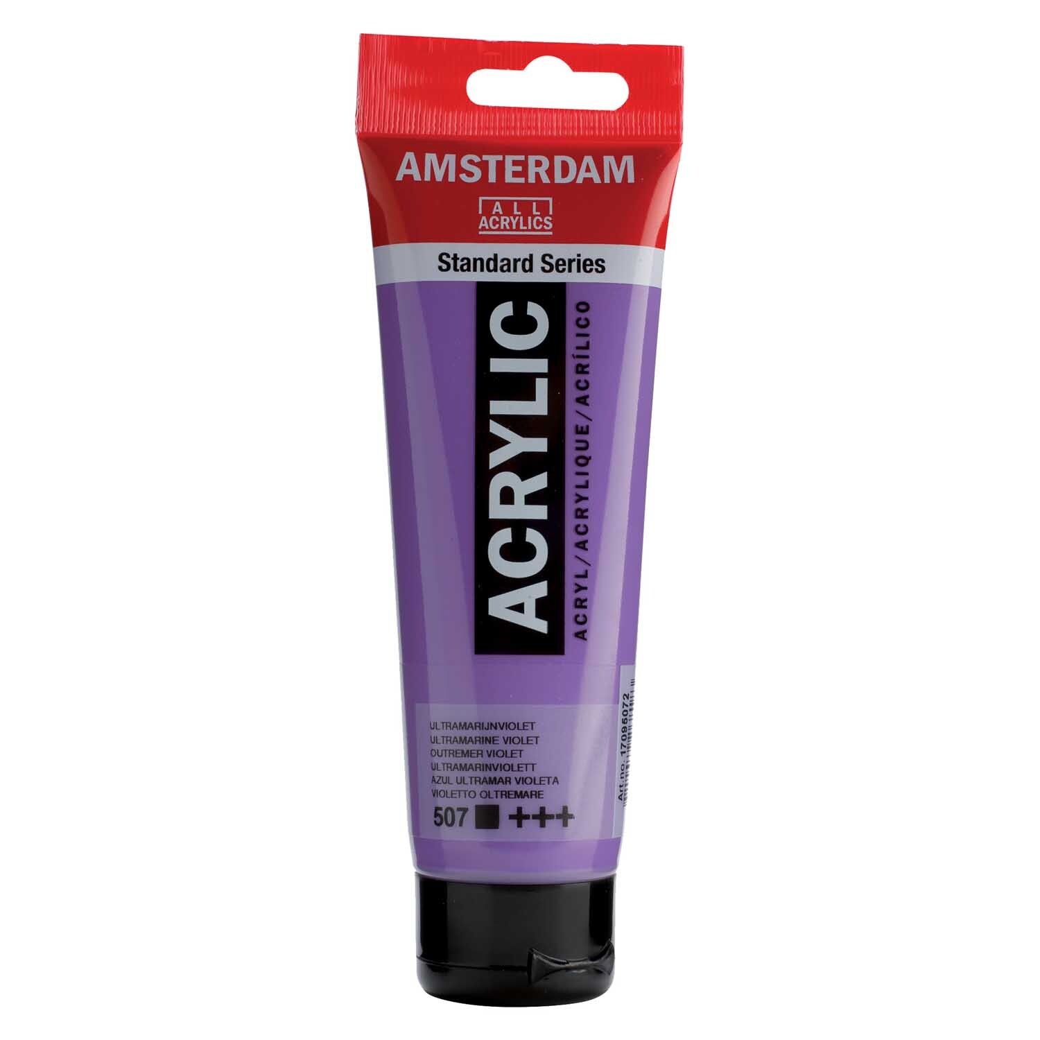 AMSTERDAM Acrylfarbe 120ml Ultramarin Violett