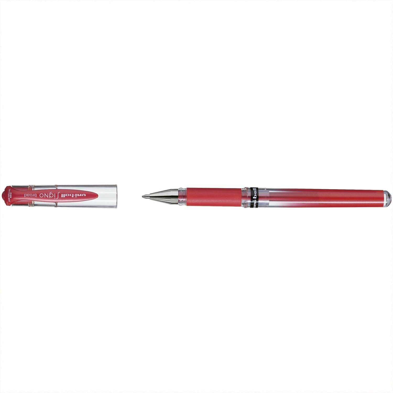 Faber Castell Uni-Ball Signo Broad UM-153 Gelroller 1mm Rot-Metallic