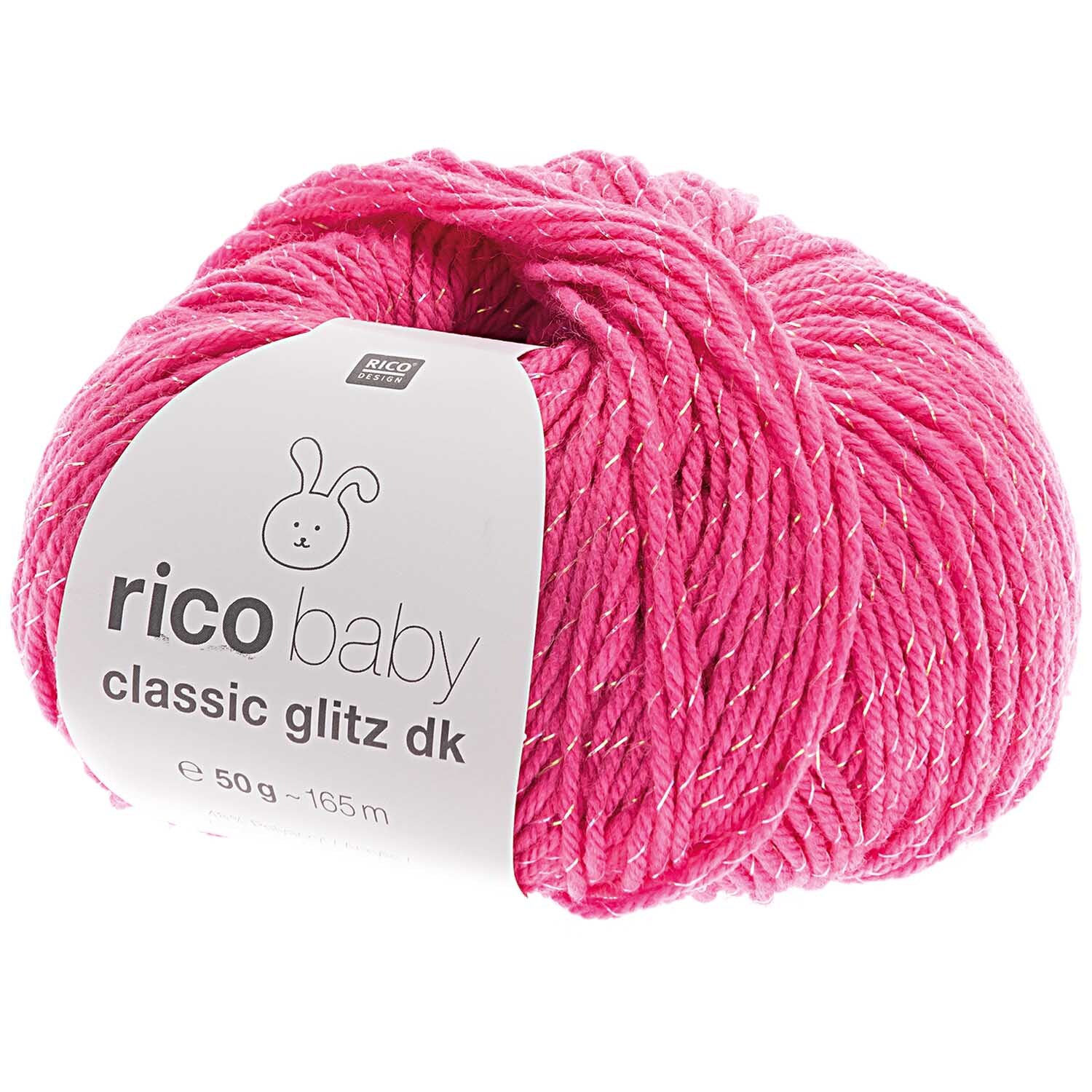 Rico Design Rico Baby Classic Glitz dk Pink