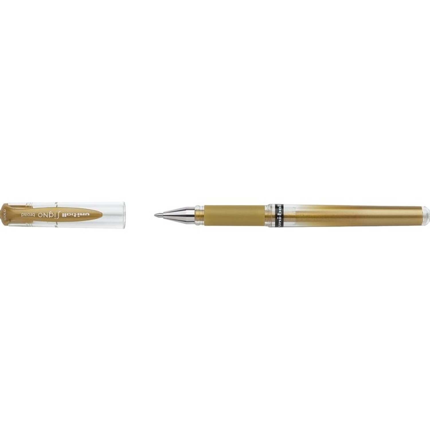Faber Castell Uni-Ball Signo Broad UM-153 Gelroller 1mm Gold
