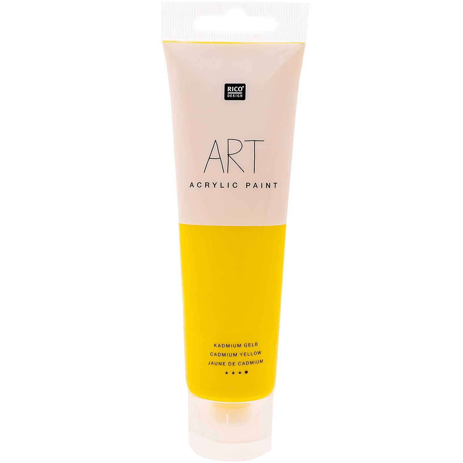 Rico Design ART Künstler Acrylfarbe 100ml Kadmium-Gelb