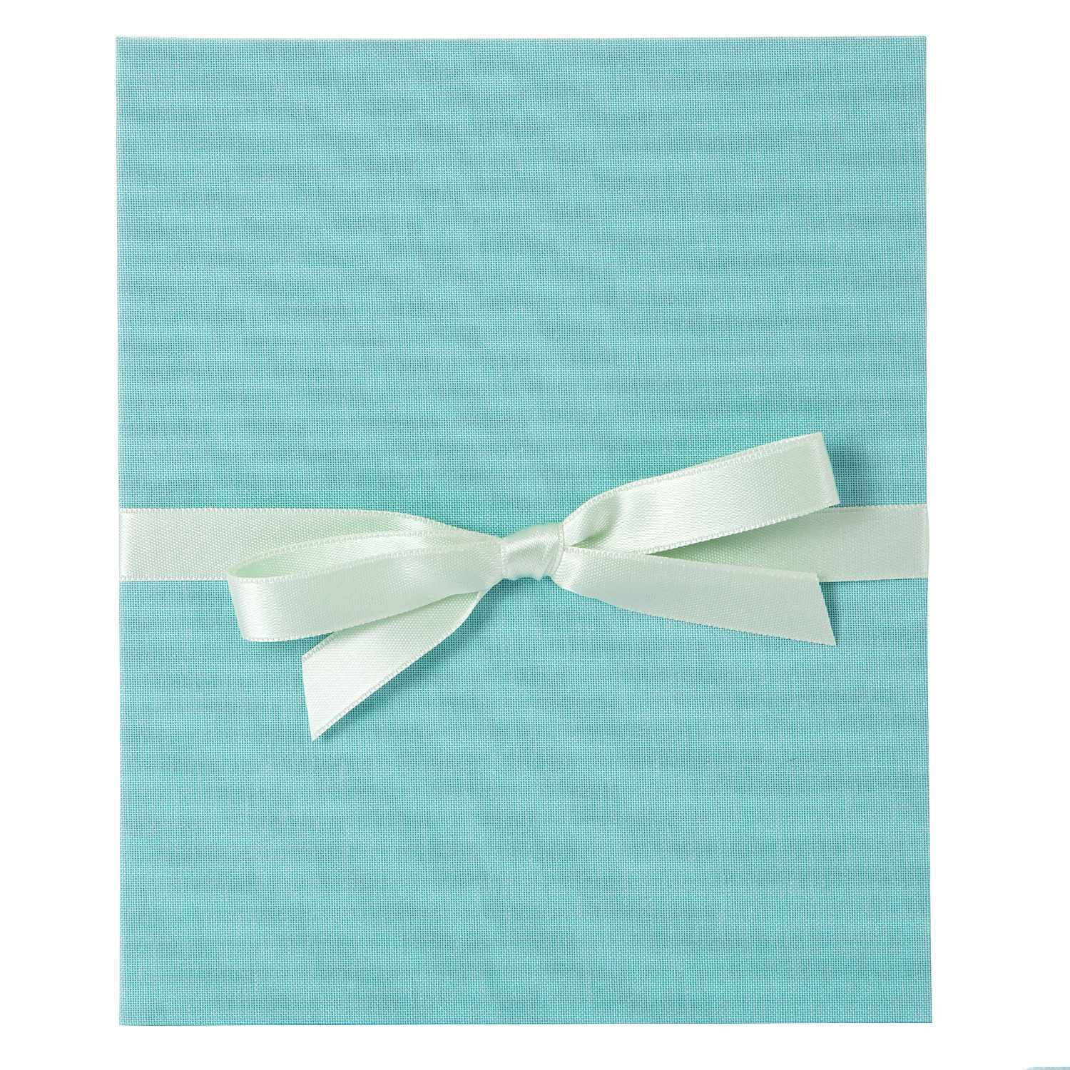 goldbuch Leporello 15,5x19cm für 10 Fotos weiße Seiten Aqua