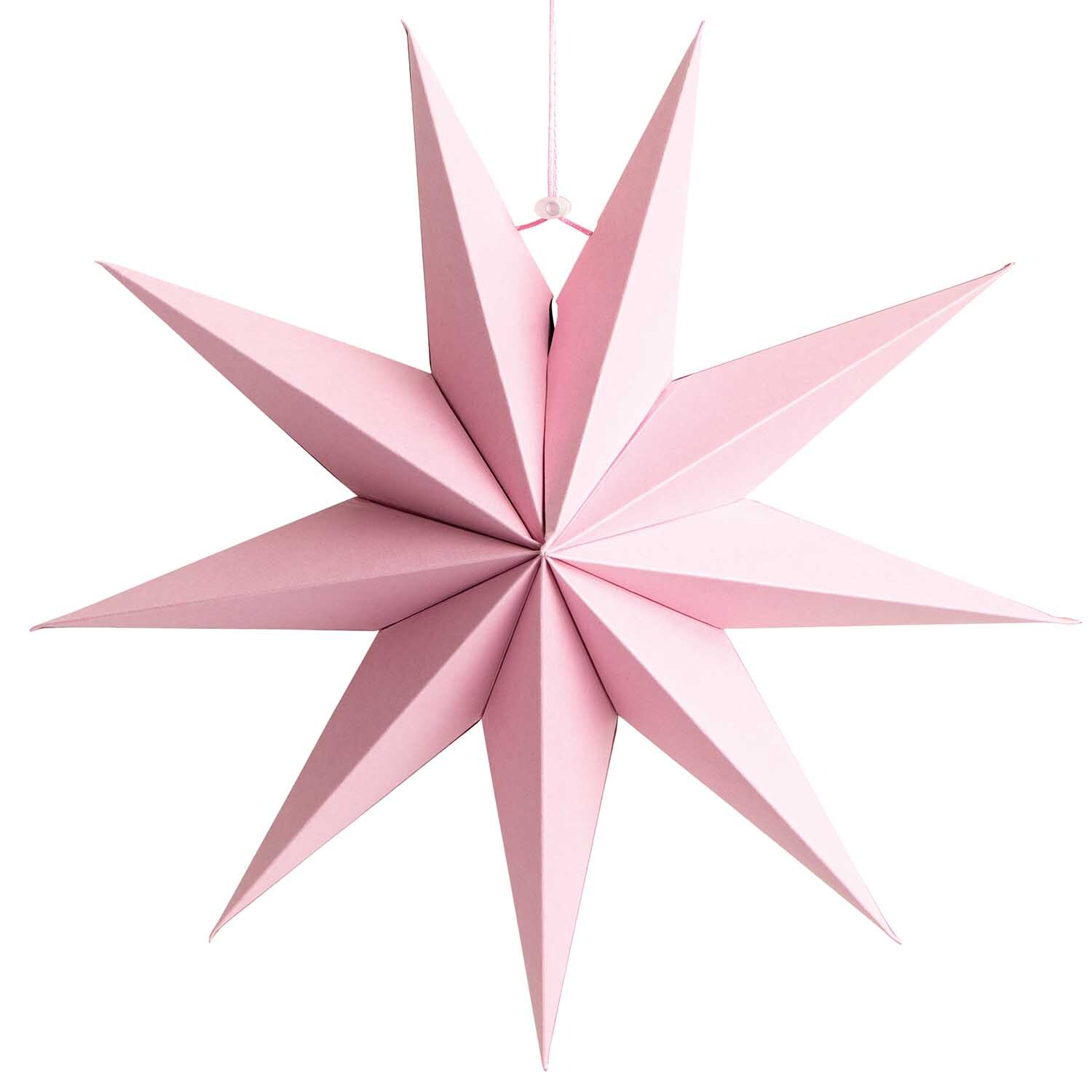 Rico Design Papierstern auffaltbar 28cm Rosa