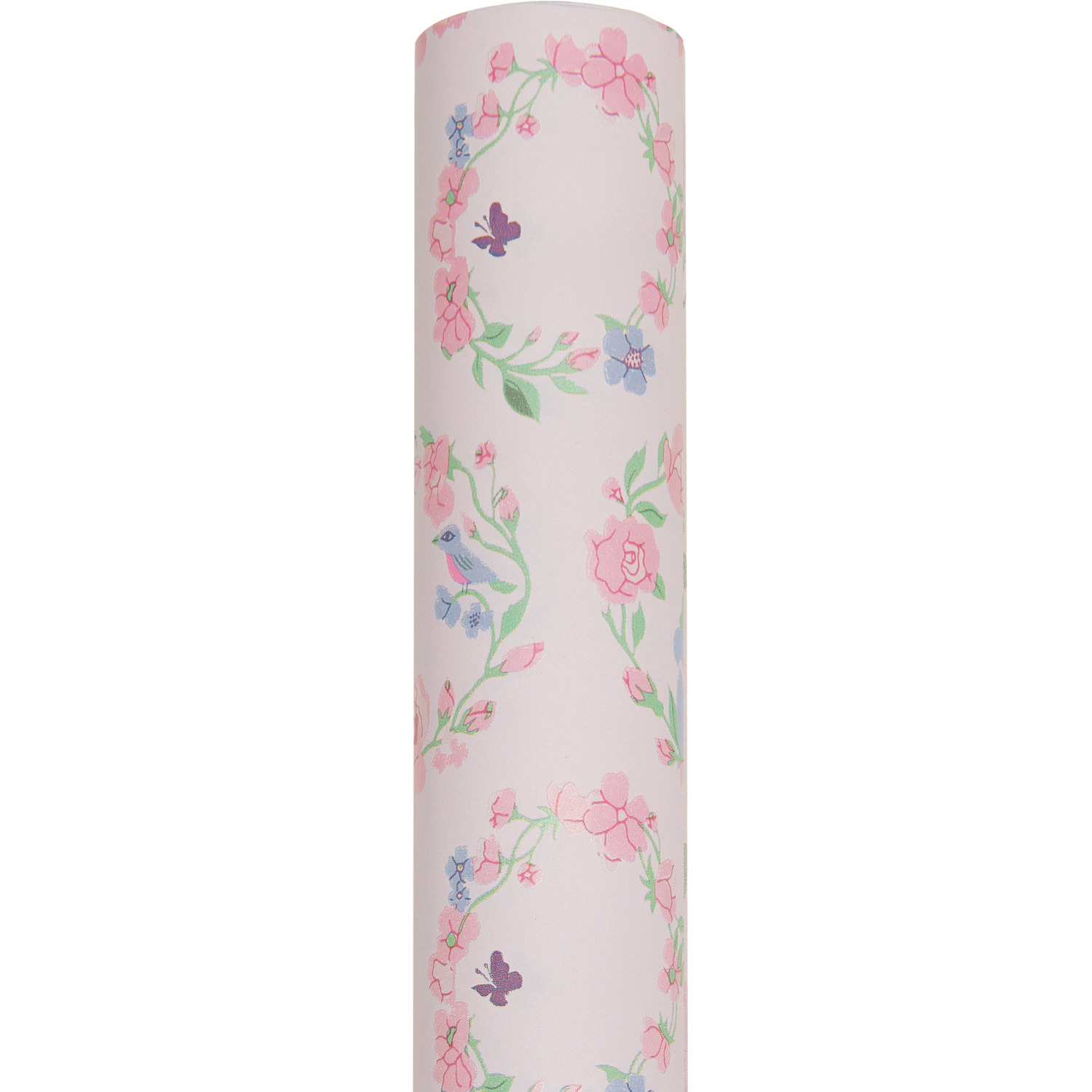 Geschenkpapier Rosen Kränze