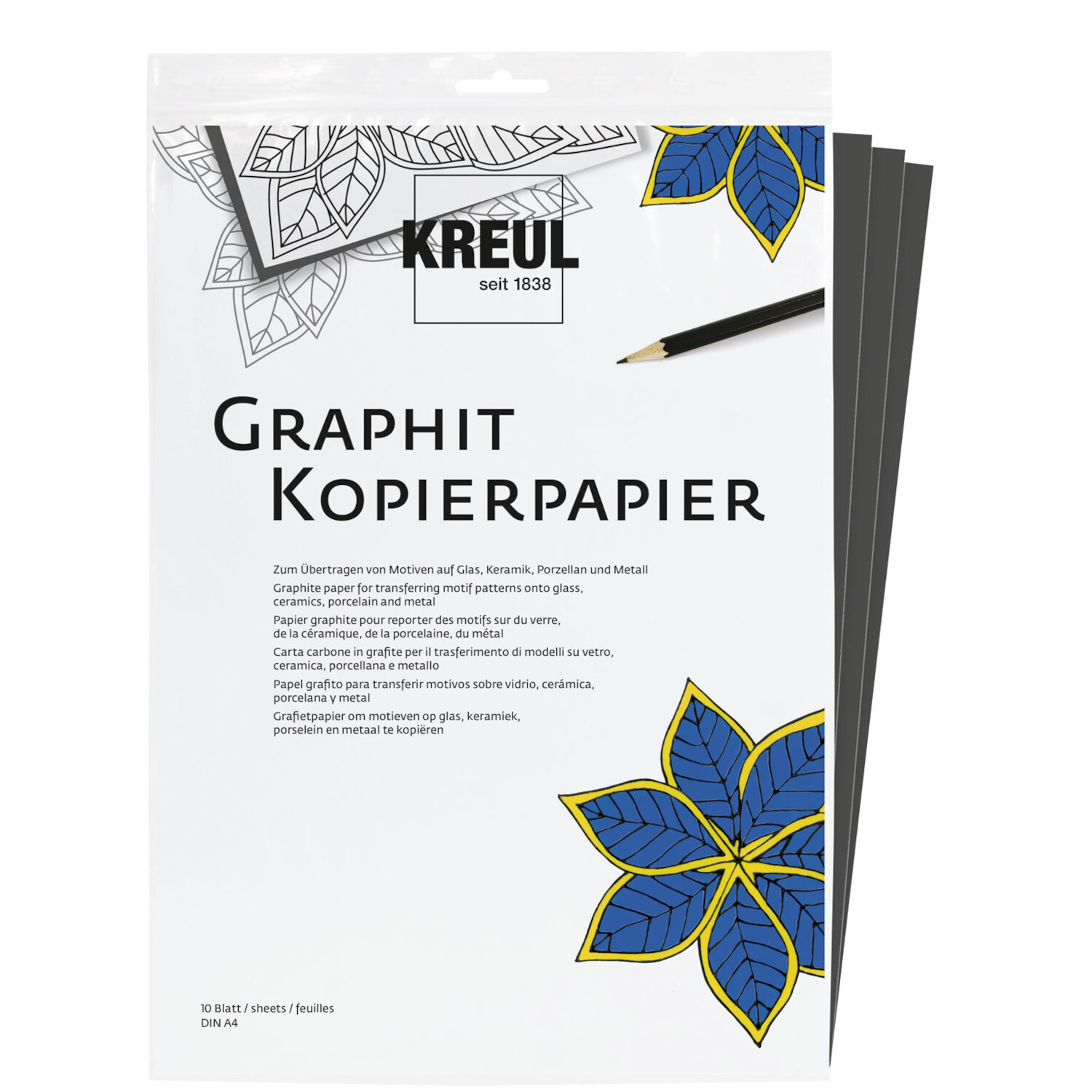 KREUL Graphit-Kopierpapier A4 10Blatt