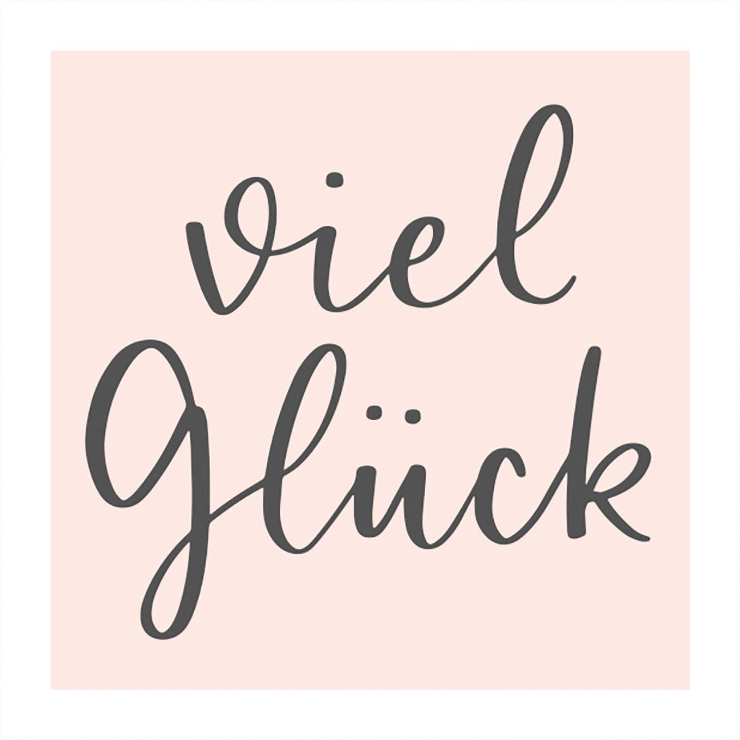 May&Berry Stempel viel Glück nude 45x45mm