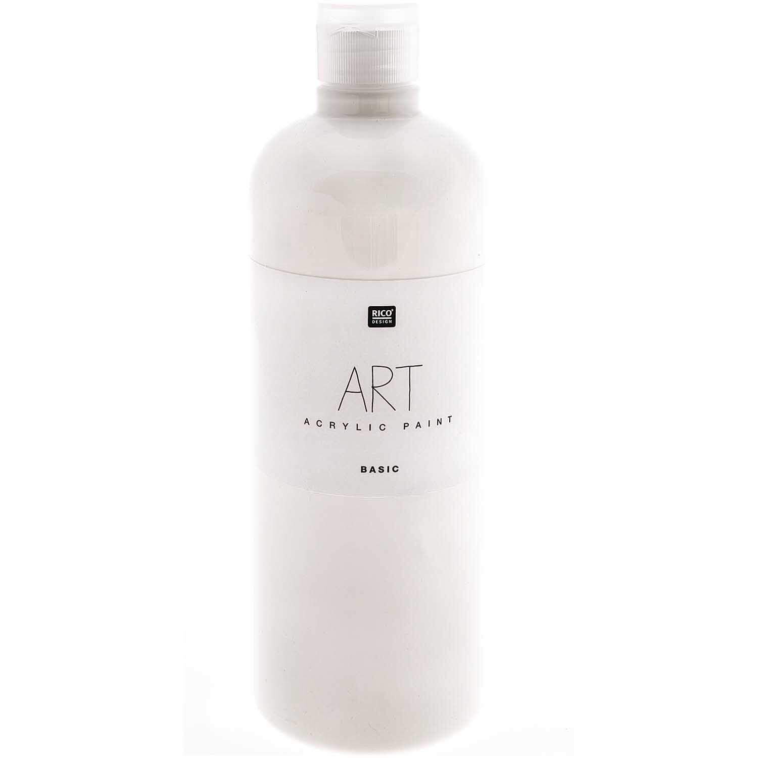 Rico Design ART Künstler Acrylfarbe 750ml Weiß