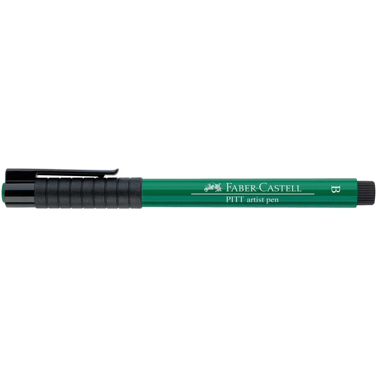 Faber Castell PITT artist pen brush Phthalogrün dunkel