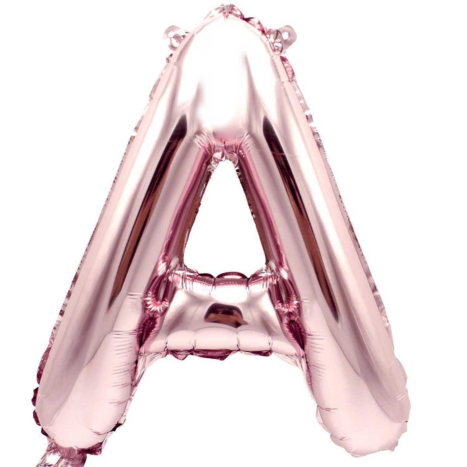 Rico Design Folienballon Buchstabe rosa 36cm A
