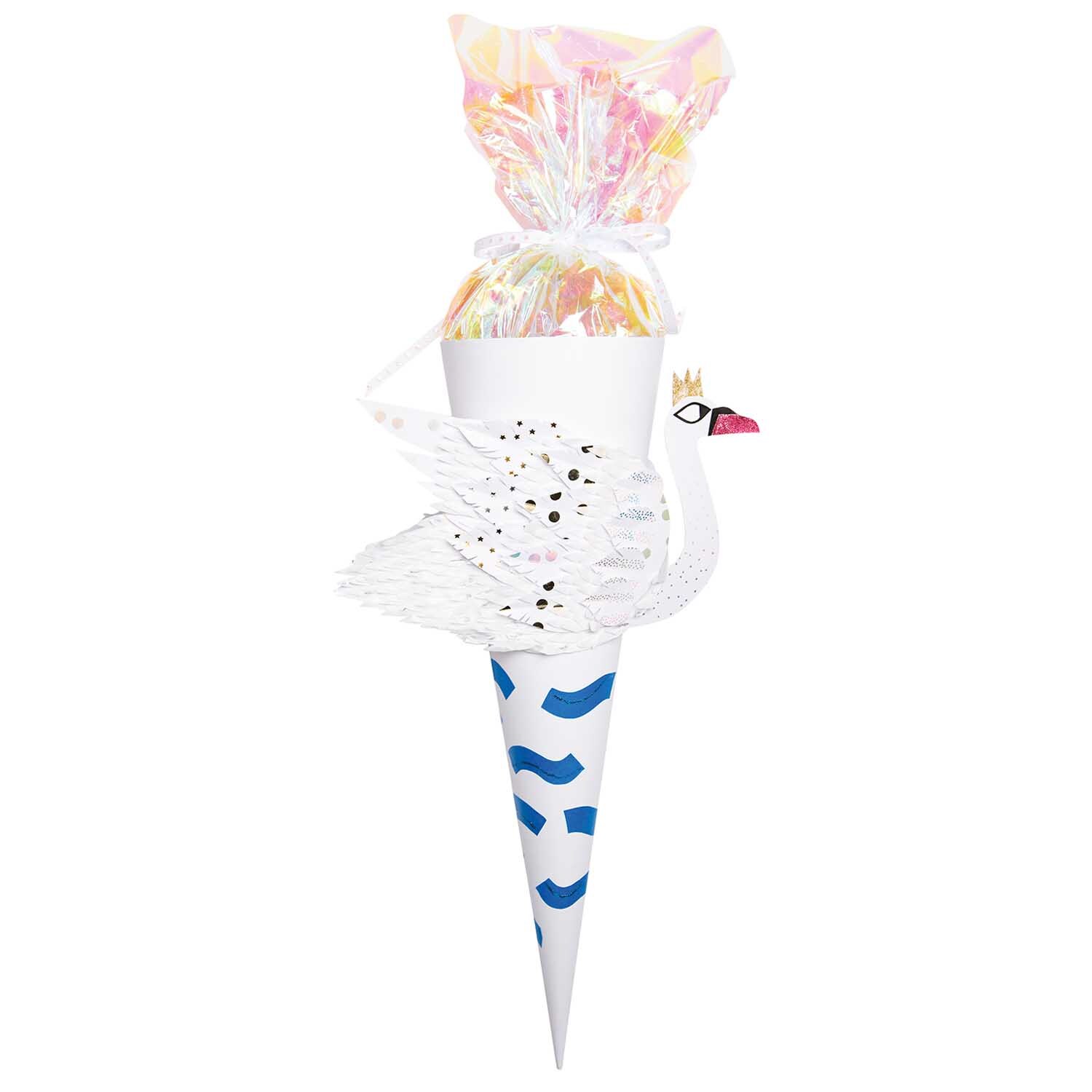 Rico Design Bastelset Schultüte Schwan