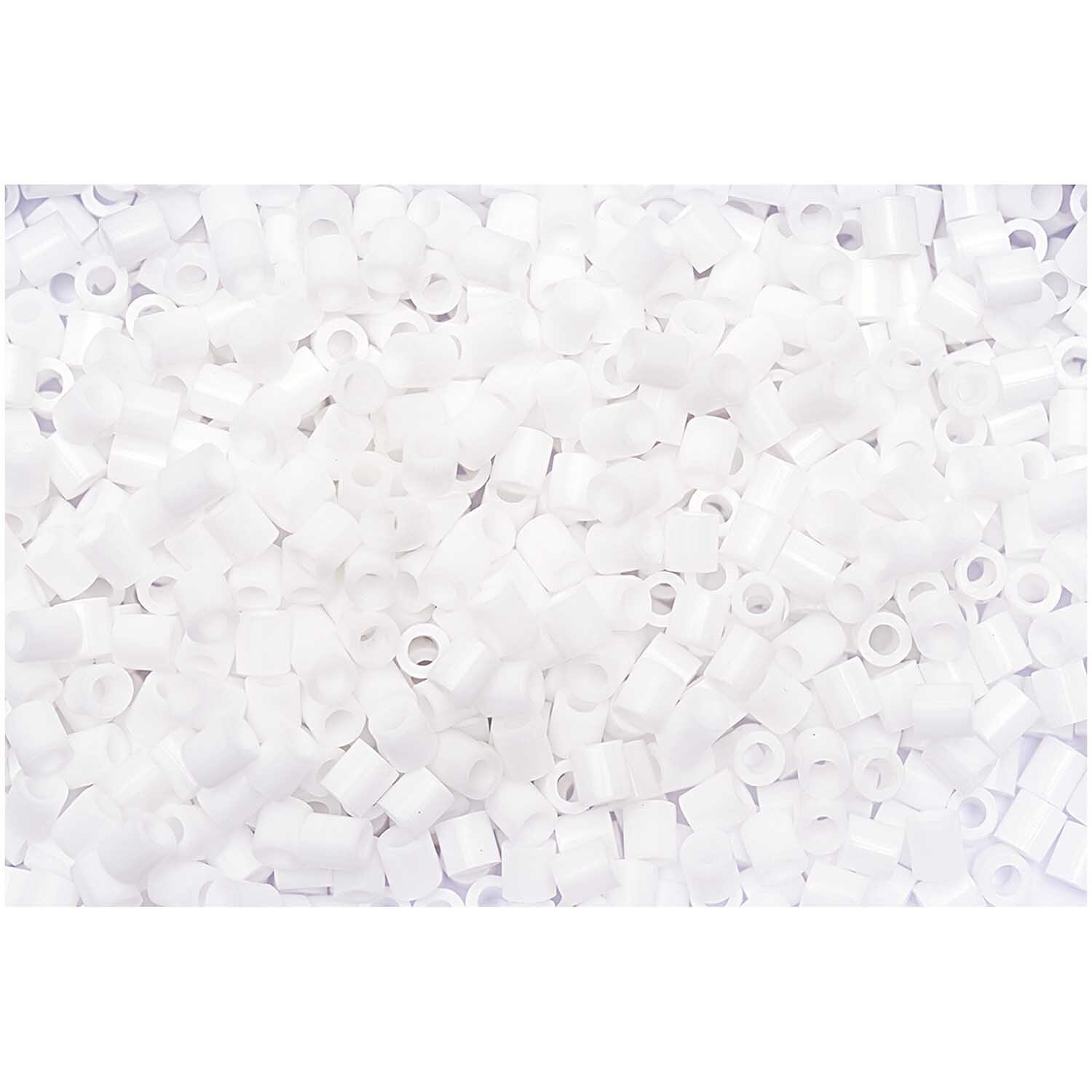 Rico Design Bügelperlen 5x5mm ca. 1000 Stück Weiß