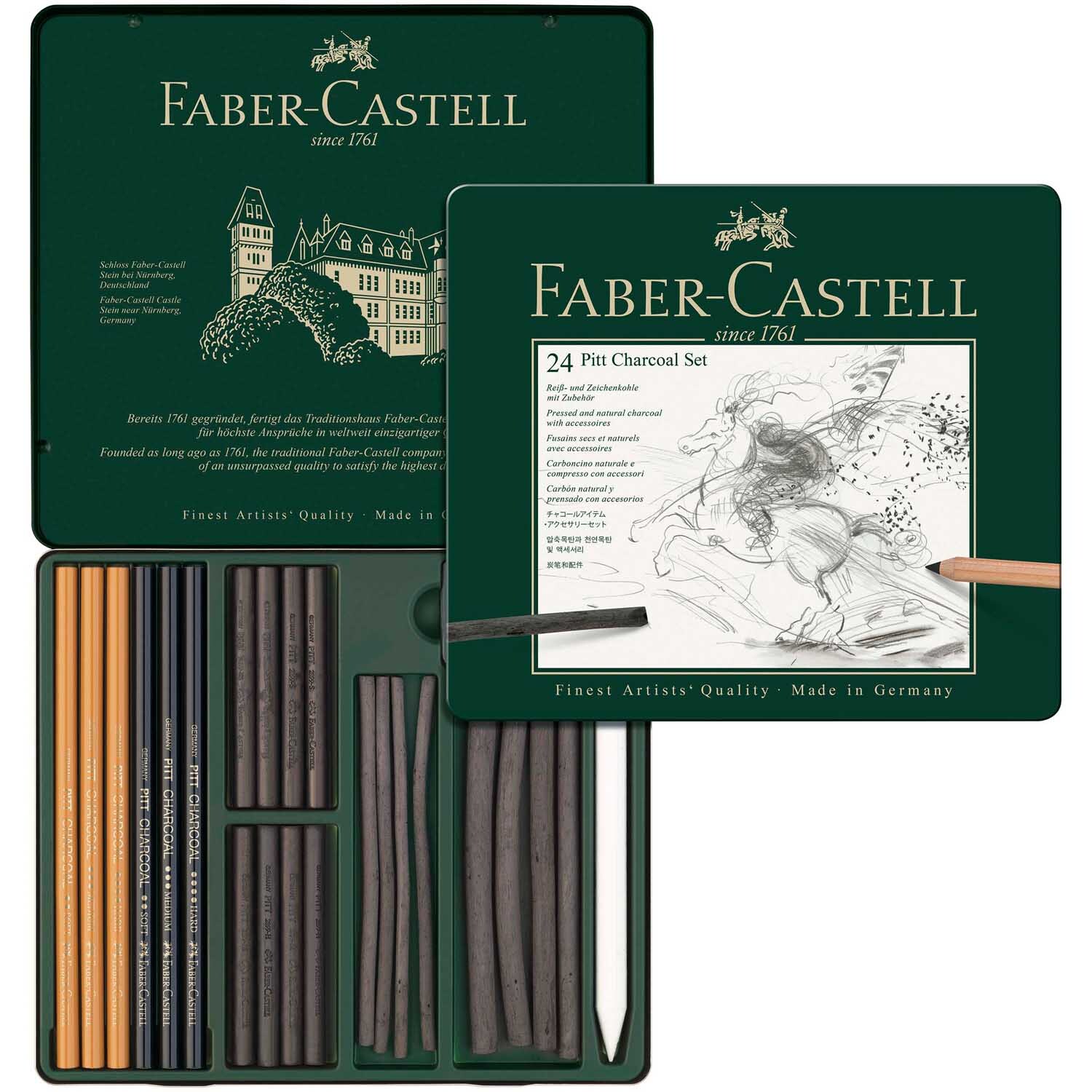 Faber Castell Pitt Charcoal Kohleset