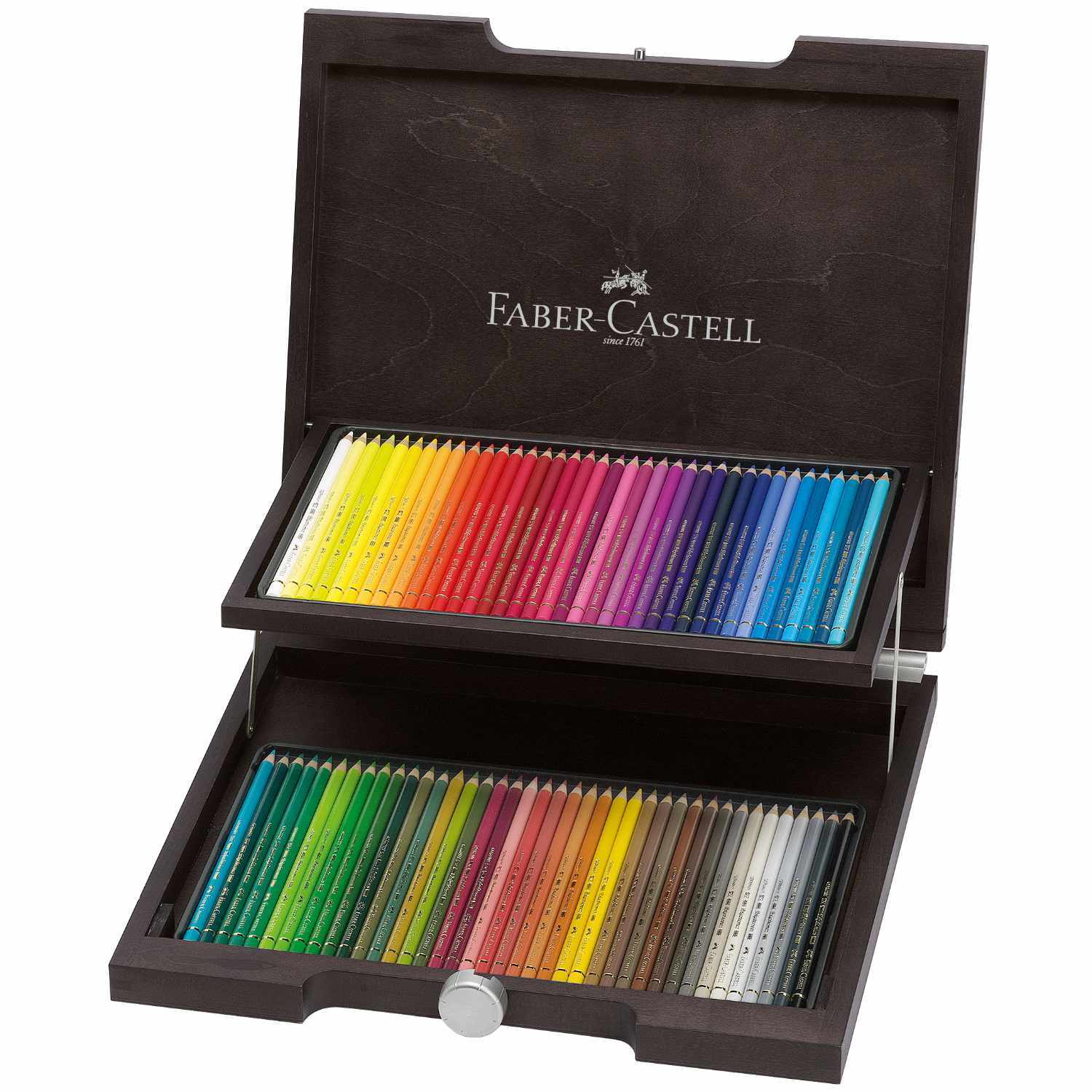 Faber Castell Polychromos Farbstifte Holzkoffer