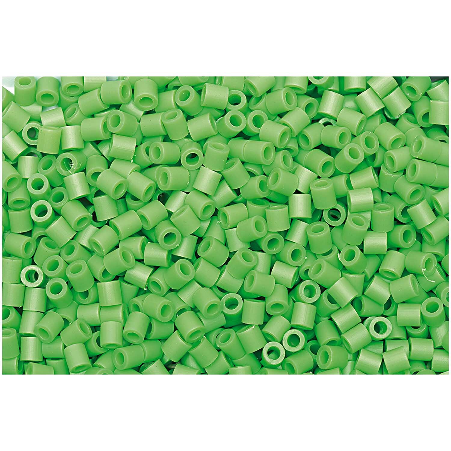 Rico Design Bügelperlen 5x5mm ca. 1000 Stück Blattgrün