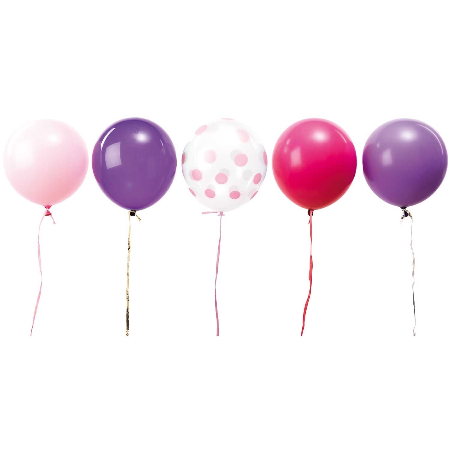 Rico Design Luftballon Mix Prinzessin 30cm 12 Stück