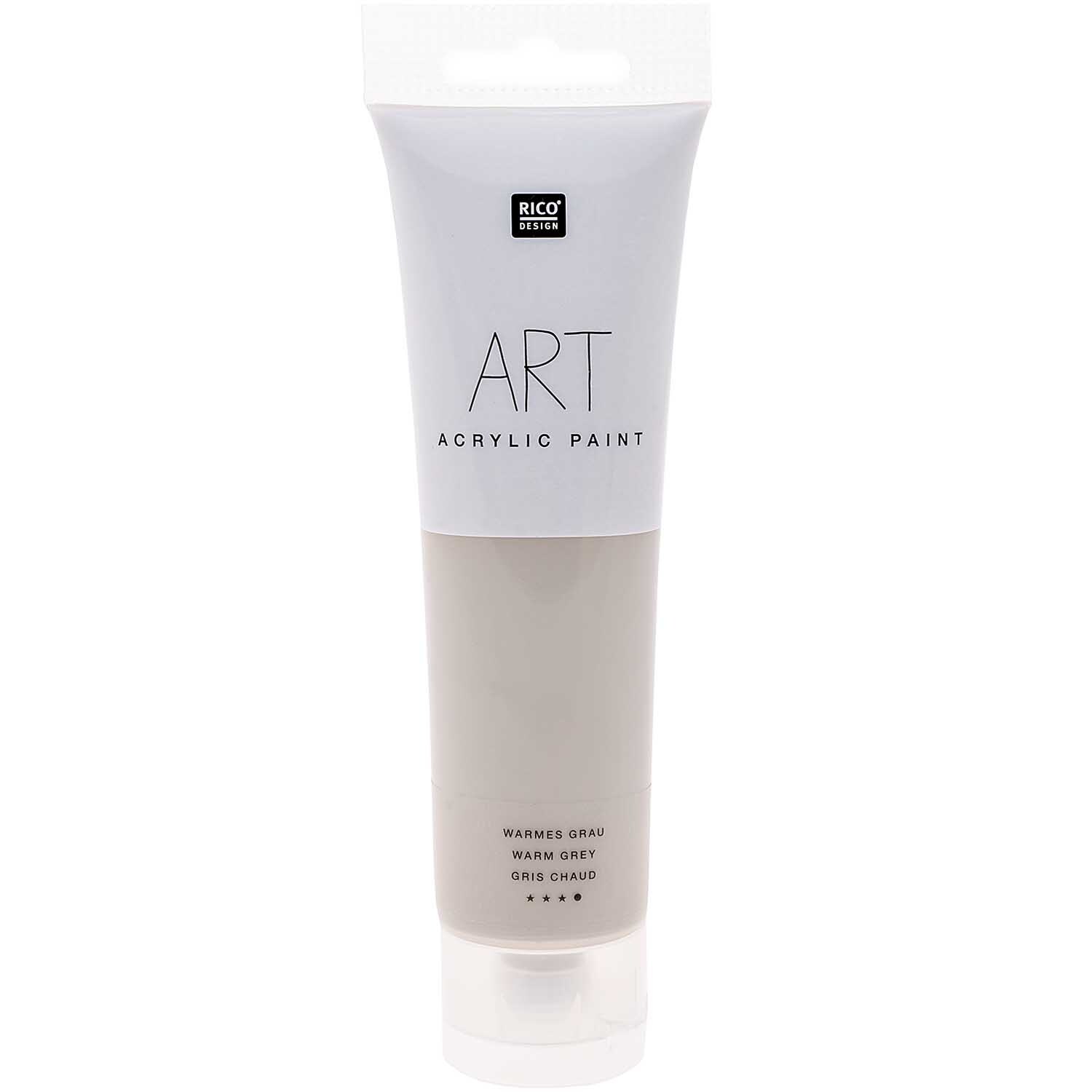 Rico Design ART Künstler Acrylfarbe 100ml Warmes Grau