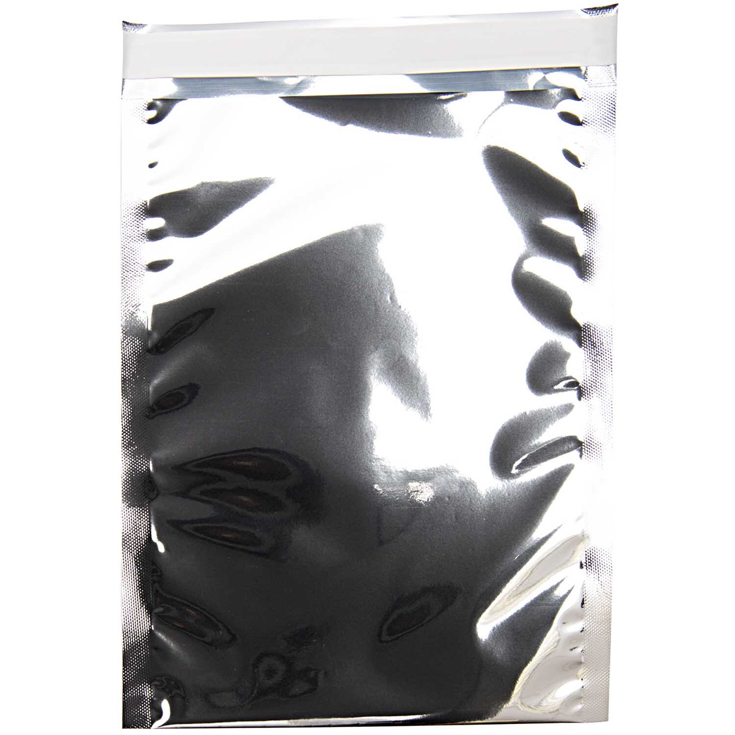 Rico Design Versandtaschen Metallic C5 5 Stück Silber