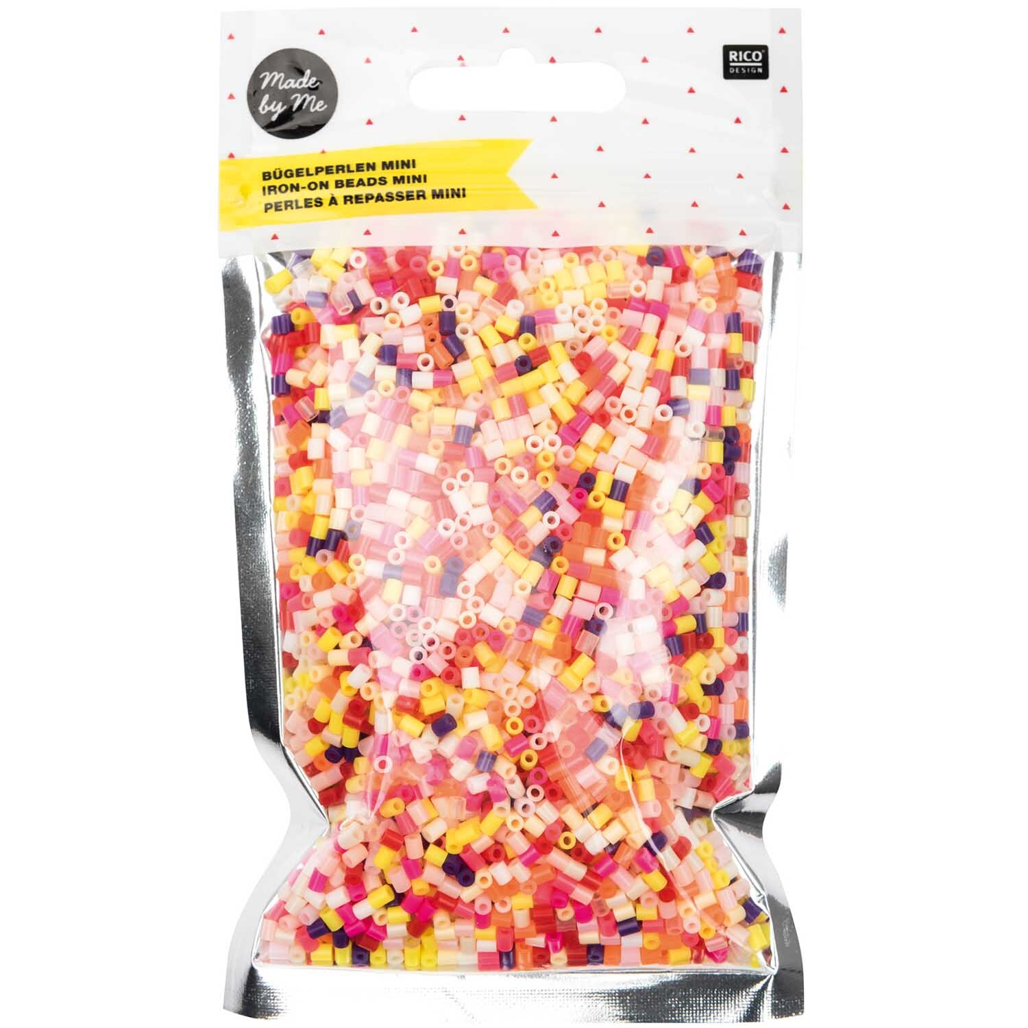 Rico Design Mini-Bügelperlen Mix rosa 2,5mm