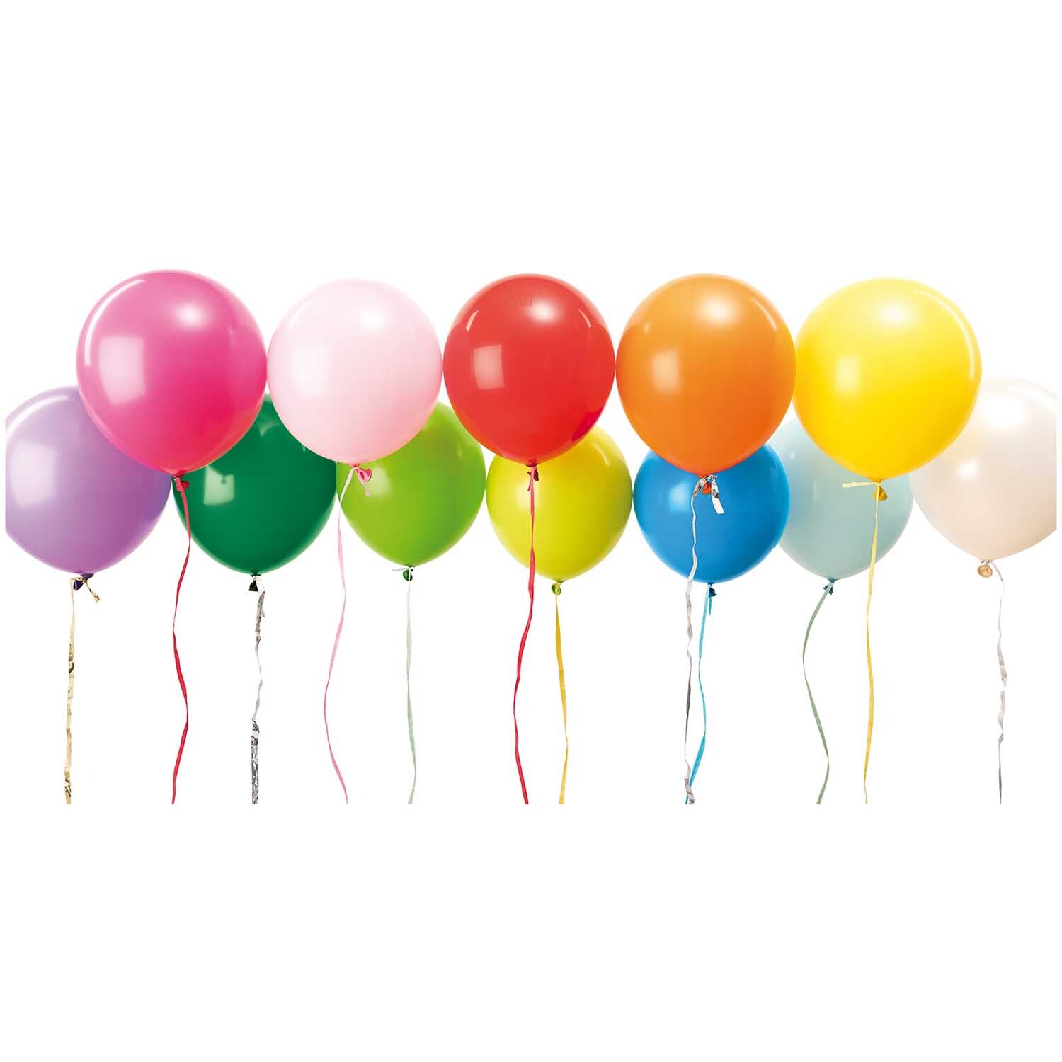 Rico Design Luftballon Mix mehrfarbig 30cm 12 Stück